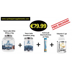 Yava Labs Elite Whey Protein 2000 g - 66 Servings + 3 Products