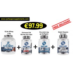 Yava Labs Elite Whey Protein 2000 g - 66 Servings + 3 Products