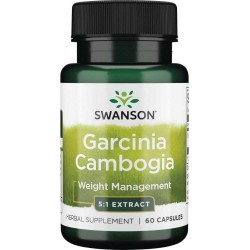 Swanson, Garcinia Cambogia 5:1 Extract, 60 Caps - 60 Servings