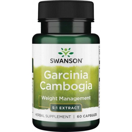 Swanson, Garcinia Cambogia 5:1 Extract, 60 Caps - 60 Servings