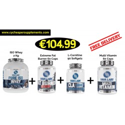 Yava Labs Elite Whey Protein 2000 g - 66 Servings + 3 Products