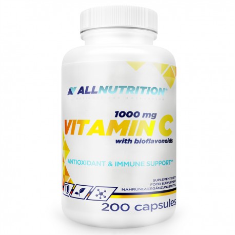 ALL Nutrition VITAMIN C WITH BIOFLAVONOIDS 200 Caps - 200 Servings