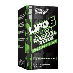 Nutrex Lipo 6 Black Cleanse & Detox 60 Caps