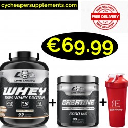 CORE CHAMPS 100% WHEY PROTEIN 2.26 Kgs -66 Servings
