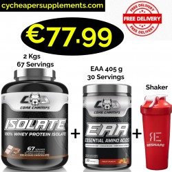 CORE CHAMPS 100% ISOLATE WHEY PROTEIN 2 Kgs -67 Servings