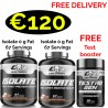 1+1 CORE CHAMPS 100% ISOLATE WHEY PROTEIN 4 Kgs -134 Servings + Free Test Boosters