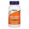 NOW Foods Aloe 10,000 & Probiotics 60 Veg Caps - 60 Servings