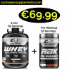 CORE CHAMPS 100% WHEY PROTEIN 2.26 Kgs - 65 Servings + Pre Workout