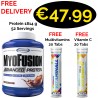 Gaspari Nutrition MyoFusion Advance Protein 1814 g - 52 Servings + FREE Multivitamins + FREE Vitamin C