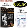 Dorian Yates - DY Nutrition Game Changer Mass Gainer 6 kgs - 40 Servings + Glutamine 500 g