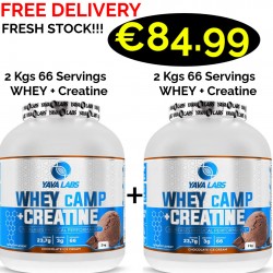 Yava Labs Whey cAMP + Creatine 2000 g 2 - In - 1 - 66 Servings