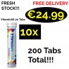 10x ALL Nutrition VITAMINALL VITAMINS & MINERALS 200 Tabs - 200 Servings