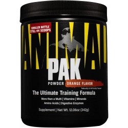 Universal Nutrition, Animal Pak, Animal Training Powder, Orange Flavor, 388 g