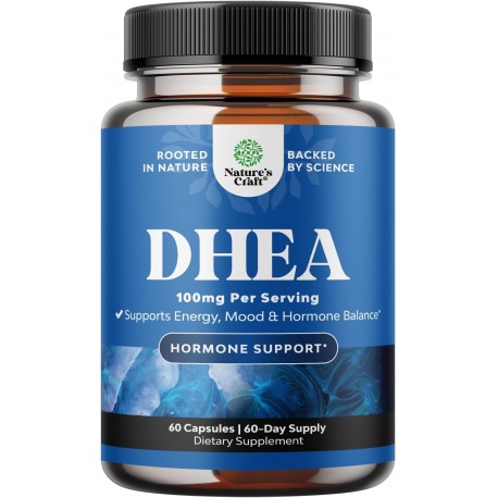 Nature's Craft DHEA 100 mg 60 Caps - 60 Servings