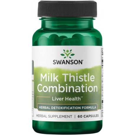 Swanson Milk Thistle Combination 60 Caps - 60 Servings