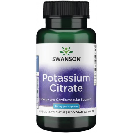 Yamamoto Nutrition Potassium Citrate 90caps - 18 Servings