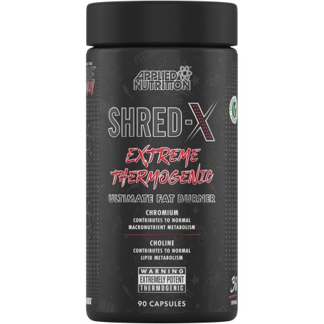 Applied Nutrition Shred-X Extreme Thermogenic Fat Burner 90 Caps - 30 Servings