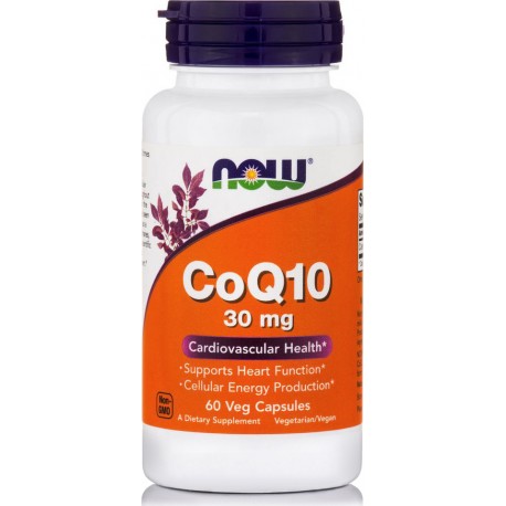 Now CoQ10 30 mg 60 Veg Capsules