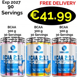 YAVA Labs BCAA Bcaa + L-Glutamine 300 g - 30 Servings