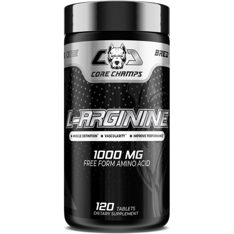 CORE CHAMPS L-ARGININE 1000 Mg 120 Caps - 120 Servings