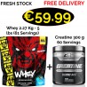 Mutant Whey 2.27 Kg - 5 lbs (63 Servings) + Creatine 300 g - 60 Servings
