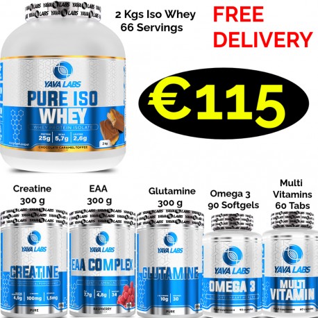 Yava Labs Pure Iso Whey 2000 g - 66 Servings + 5 Products