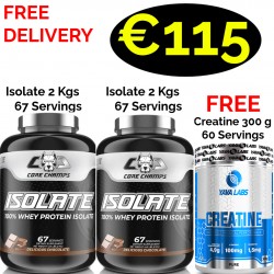 CORE CHAMPS 100% ISOLATE WHEY PROTEIN 2 Kgs -67 Servings