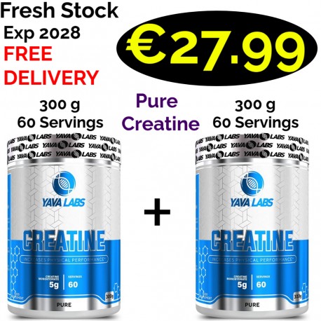 Yava Labs Creatine Powder 300 g - 60 Servings