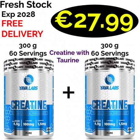 Yava Labs Creatine Powder 300 g - 60 Servings