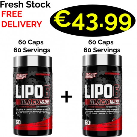 Nutrex Lipo-6 Black Ultra Concentrate 60 caps