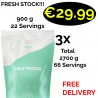 3x Prozis Dextrose 900 g - 22 Servings (2700 g - 66 Servings)