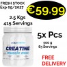 5X ALL Nutrition Creatine Muscle Max 2500 g - 415 Servings