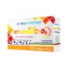 ALL Nutrition Vitamin C 1000 mg + D3 2000 IU 30 Caps - 30 Servings