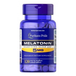 Puritan's Pride Melatonin 5 mg 120 Tabs - 120 Servings