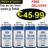 4x Fresh Stock!!! Applied Nutrition Creatine Monohydrate Micronized 1000 g - 200 Servings