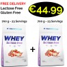 2x ALL Nutrition Whey Lactose Free 1400 g - 46 Servings