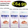 2x ALL Nutrition Whey Lactose Free 1400 g - 46 Servings