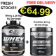 CORE CHAMPS 100% WHEY PROTEIN 2.26 Kgs -66 Servings