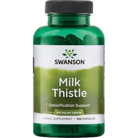 Swanson Full Spectrum Milk Thistle 500 mg 100 Caps - 50 Servings