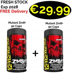 1+1 Fresh Stock!!! Mutant ZM8+ 180 Caps - 60 Servings