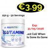 Exp 31/05/2026 ALL Nutrition Glutamine Recovery Amino 250 g - 50 Servings