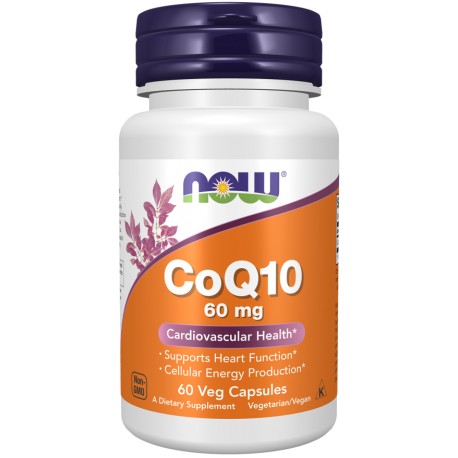 Now CoQ10 30 mg 60 Veg Capsules