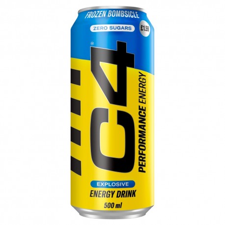Cellucor C4 Zero Sugar Energy Drink 24 x 330ml - 24 Servings