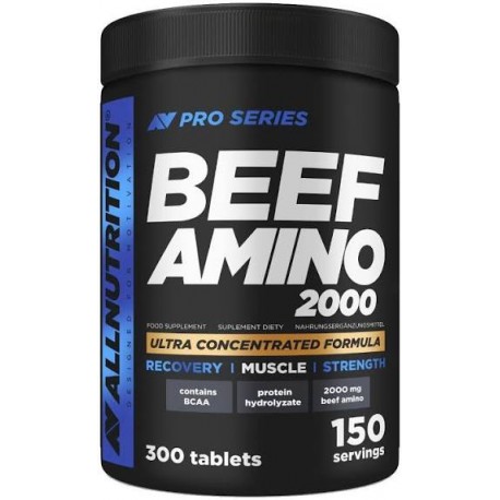 ALL Nutrition Beef Amino 2000 300 Tabs - 150 Servings