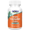 NOW Foods Iron Complex 100 Vcaps -100 Servings