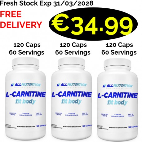 ALL Nutrition L - Carnitine Fit Body 120 Caps - 60 Servings