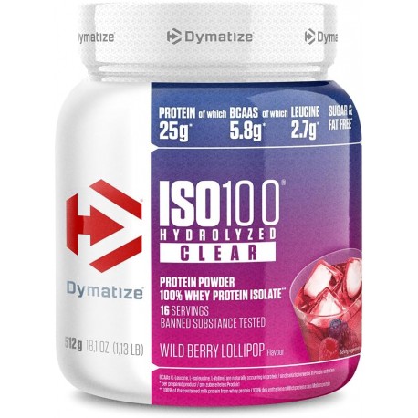 Dymatize ISO100 HYDROLYZED - CLEAR 900 g - 28 Servings