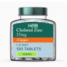 Holland & Barrett Chelated Zinc + Copper 15mg 120 Tabs - 120 Servings