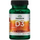 Swanson Vitamin D3 - Higher Potency 250 Caps
