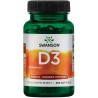 Swanson Vitamin D3 5000 iu - Higher Potency 250 Softgels - 250 Servings